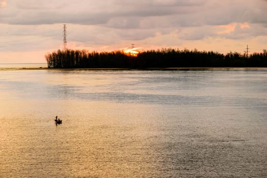 Viewpoint Andaman Sea at sunset from Sarasin Bridge in Phuket Province, Thailand