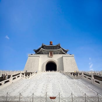 The imageing of Chiang Kai-shek Memorial Hall Feb 14, 2012 in Taipei, TAIWAN, Asia