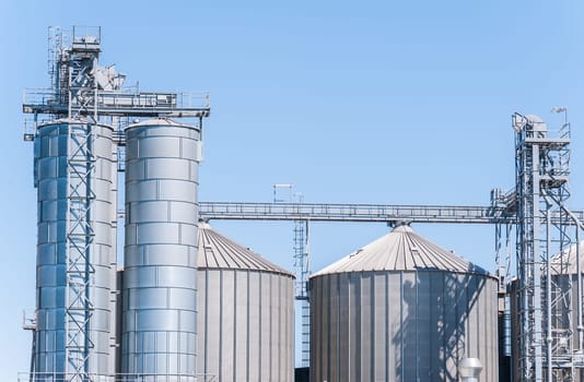 Storage facility cereals and production of biogas  silos and drying towers