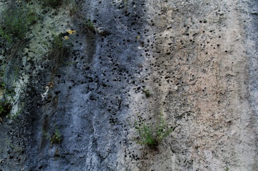 natural texture of stone on a rocky surface