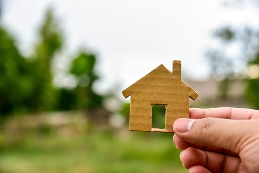 Concept of build houses on my vacant land