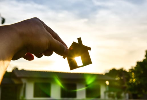 Concept of build houses on my vacant land