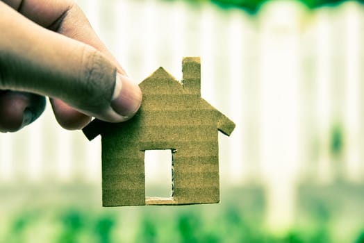 Concept of build houses on my vacant land