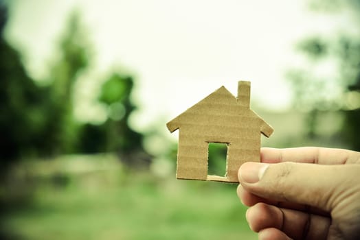 Concept of build houses on my vacant land