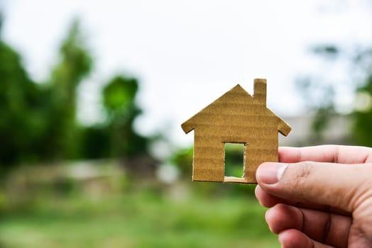 Concept of build houses on my vacant land