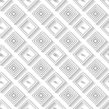 Simple graphic design with shadow effect can be used for seamless background. Vector illustration.