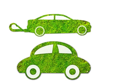 Green car for eco concept