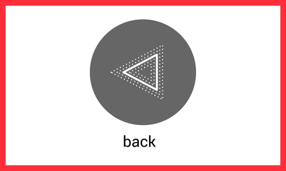 Previous button contour outline vector icon. linear pictogram