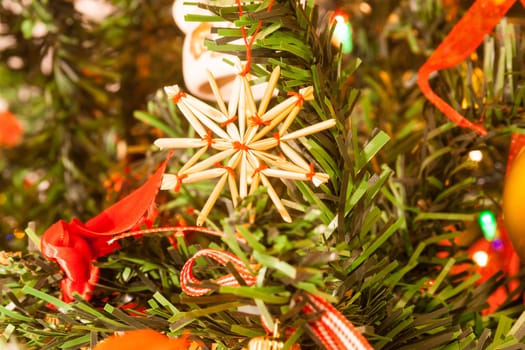 inside the Christmas Tree - Wicker Star