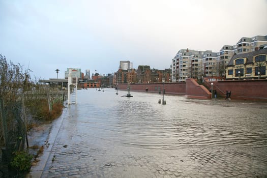 Flooding in Hamburg