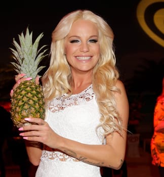 Gina -Lisa Lohfink at the Langnes Party in Hamburg