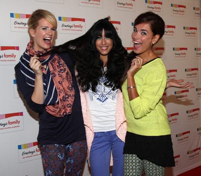 Monica Ivancan,Rebecca Mir and Monica Ivancan ,Ernstings Fashion Show Spring - Summer 2014 at the Atlantic Hotel Hamburg