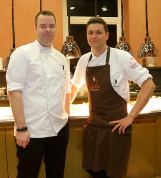 Alexander Dehn and Hannes Graurock,Winter Public Chill at Schloss Weissenhaus on 13.12.2014