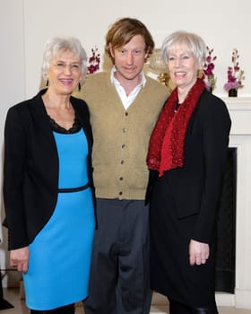 Eva Hubert,Maxim Mehmet,Senator for Culture Barbara Kisseler / Hamburg Film Brunch during the Berlinale