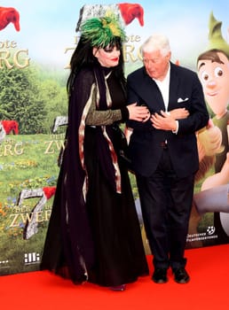 Nina Hagen and Peter Weck,at the premiere of The 7bte Dwarf