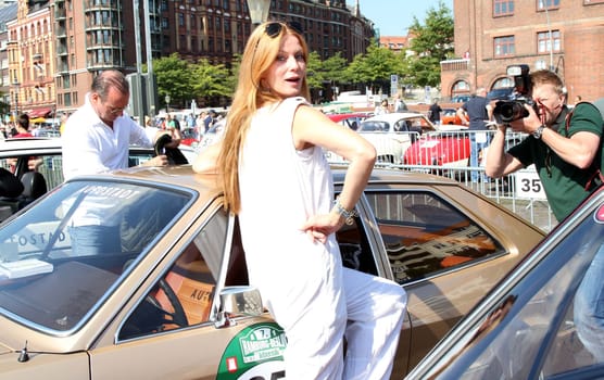 Rally Hamburg-Berlin-Klassik 2014 at the Hamburg Fish Market ,28.08.2014
