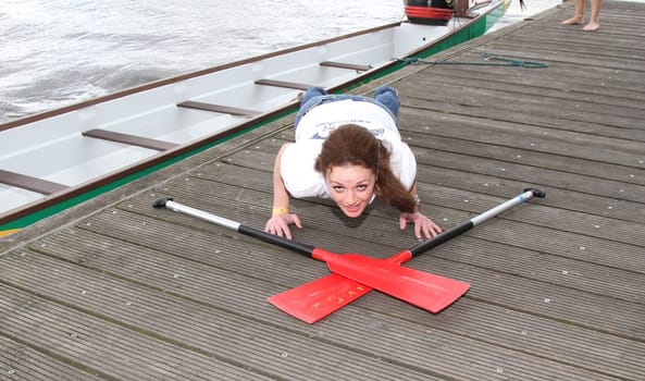 10. Dragon Boat Cup of the Michael Stich Foundation for HIV-infected children at the Binnen Alster Hamburg