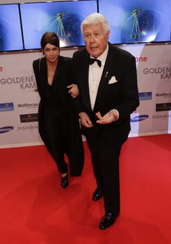 Peter Weck and daughter at the Golden Camera 2015