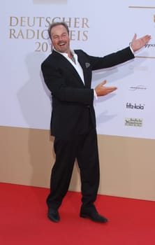 Till Demtroeder,awarding of the German Radio Prize 2013 in the Port of Hamburg ,Shed 52 ,05.09.2013
