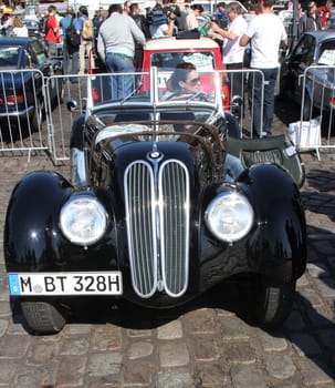 Rally Hamburg-Berlin-Klassik 2014 at the Hamburg Fish Market ,28.08.2014