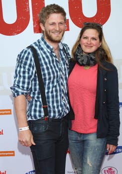 Bo Hansen and Josephine Schmidt at the ZULU premiere in Hamburg