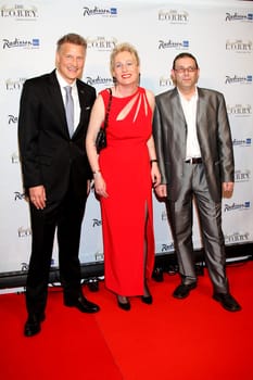 Frank Ruecker, Corinna May  /Eroeffnung von neuem Restaurant im Radisson Blu