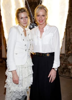 Petra van Bremen and Mia Florentine Weiss at the Pegasus exhibition of M.F.Weiss
