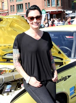 Rally Hamburg-Berlin-Klassik 2014 at the Hamburg Fish Market ,28.08.2014