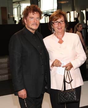 Dieter Wedel with his wife at the Henri Nannen Prize 2014