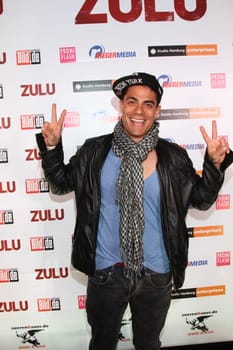 Silva Gonzales at the Zulu premiere in Hamburg