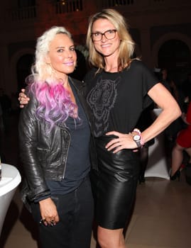 Natascha Ochsenknecht and Nicola Eibisch at the Bonprix Fashion Show in Hamburg