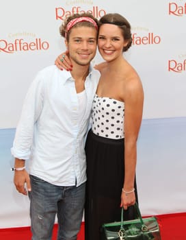 Jascha Rust  with Helene,/ Raffaello Summer Day 2014