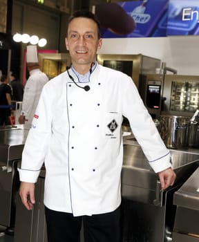 Matthias Kleber ( head of the current Koeche national team Internorga 2015 TV Koeche at the plant in Hamburg 15.03.2015
