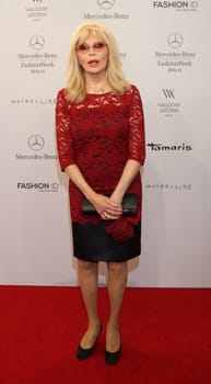 Amanda Lear  / Minx Fashionshow in Berlin  2014