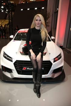 Mirja du Mont at the Audi Terminal Opening in Hamburg