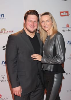 Matthias Steiner with wife Inge at the Herbert Award in Hamburg