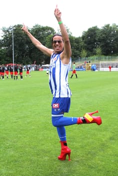 Jorge Gonzalez ,charity football match Kicking with heart 2014 at the Hohe Luft Stadion Hamburg 22.06.2014