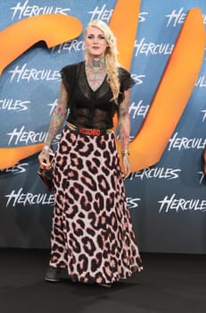 Lexy Hell,Hercules Europa Premiere at Sony Center Berlin on 21.08.2014
