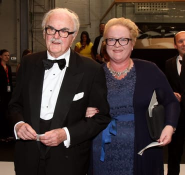 F.C.Gundlach with sister Susanne at the Henri Nannen Prize 2014