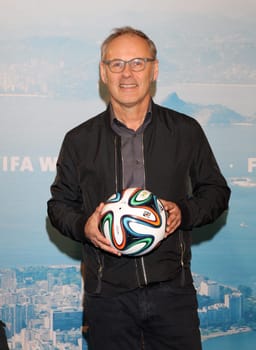 Reinhold Beckmann / PK Fussball WM Hamburg