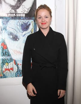 Marie Biermann at the Eva Maria Hagen Vernissage in Hamburg