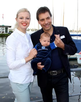 Family David Rienau at the RTL Nord Summer Meeting in Hamburg