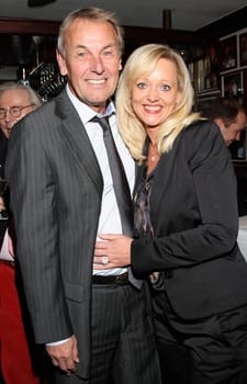 Joerg Wontorra with wife Heike / Fish and cult book presentation in the fishing harbour restaurant