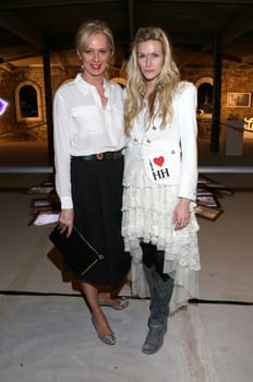 Petra van Bremen and Mia Florentine Weiss at the Nivea Haus Hamburg