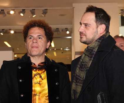 Romero Britto and Moritz Bleibtreu - PopArt exhibition at Galerie Mensing
