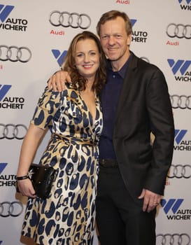 Jenny Falckenberg and Buedi Blunk at the Audi Terminal Opening