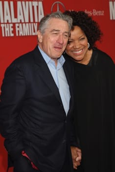 Robert de Niro came to Berlin with wife Grace for the Malavita premiere