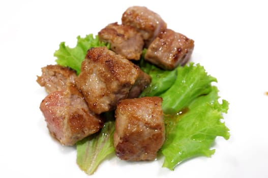 Dice steak