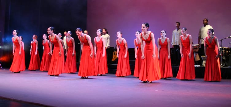 Lizt Alfonso Dance Cuba Premiere at the Schauspielhaus Hamburg on 19.07.2009 with invited guests/ Valery Pearl has made herself chic