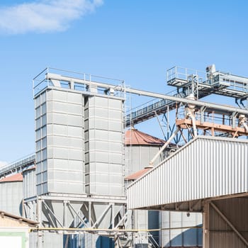Storage facility cereals and production of bio gas  silos and drying towers
